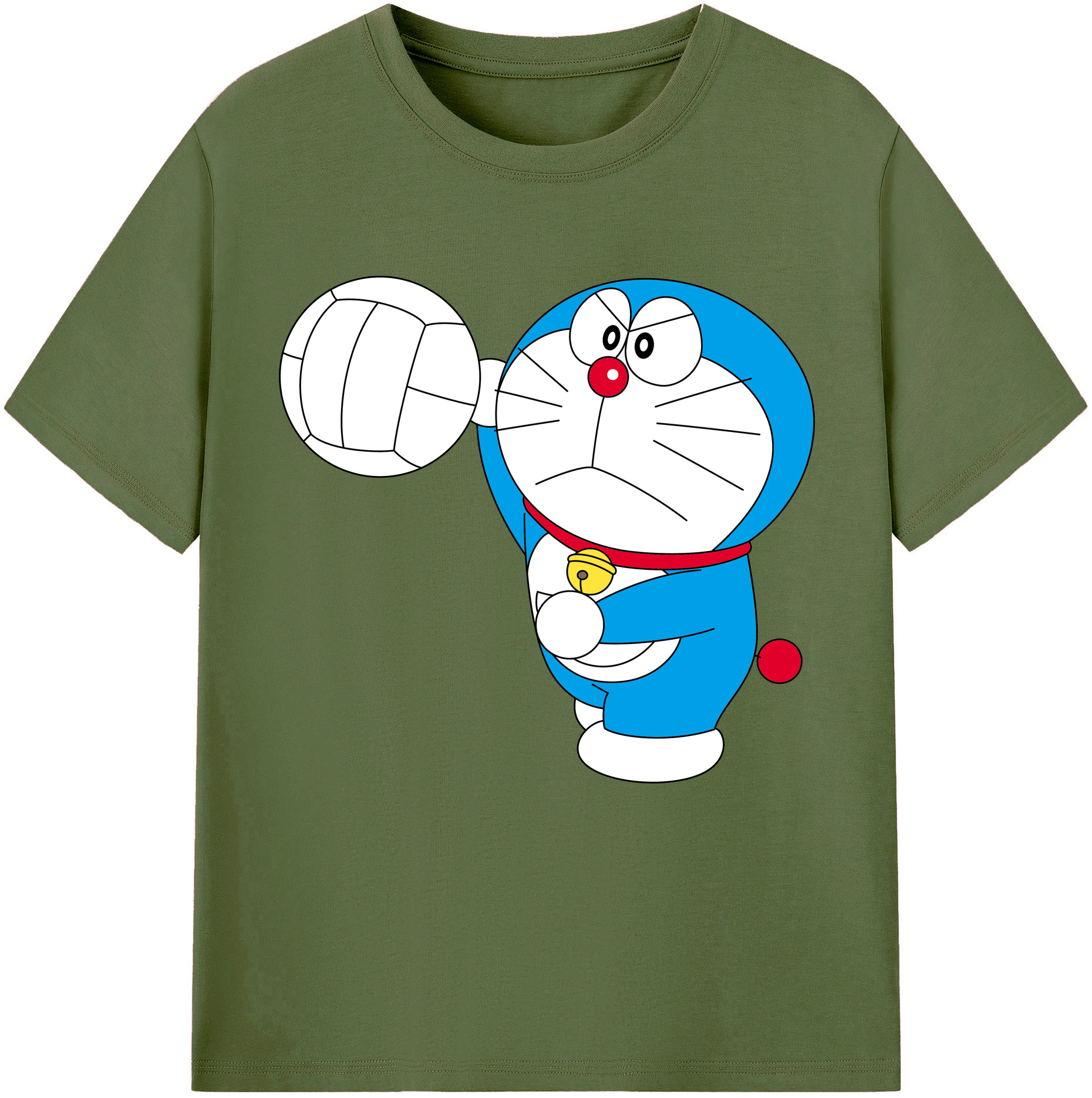 （画像用） ドラえもん Doraemon 綿100％半袖Tシャツ（フロントプリント）